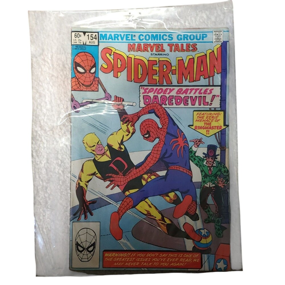 Spider Man Spidey Battles Daredevil 1983 (Bagged)